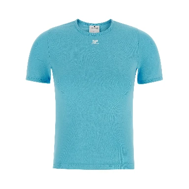 Blue Cotton T-Shirt