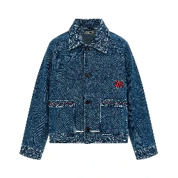 Blue Cotton Denim Jacket