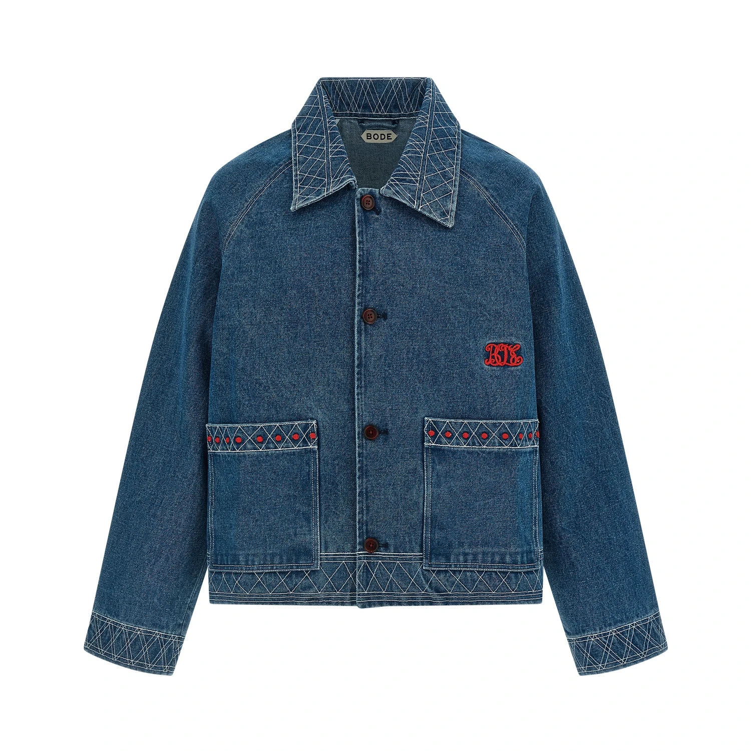Blue Cotton Denim Jacket