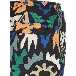 Multicolor Polyester Swim Shorts