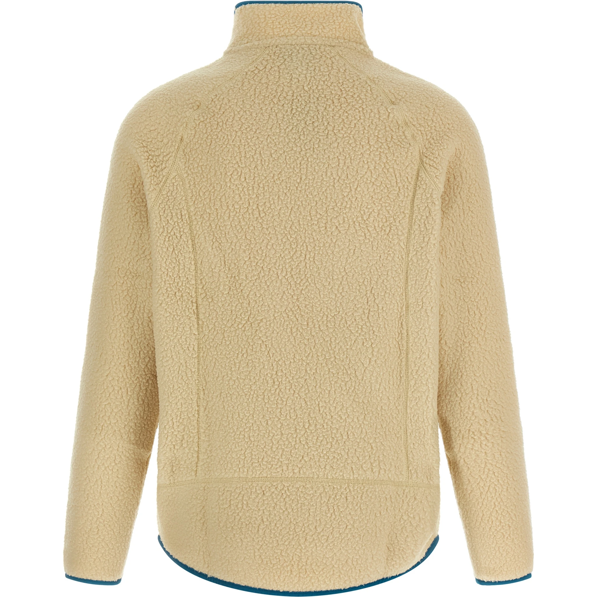 Beige Polyester Full-Length Jacket