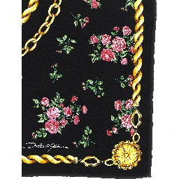 Black Silk Scarf