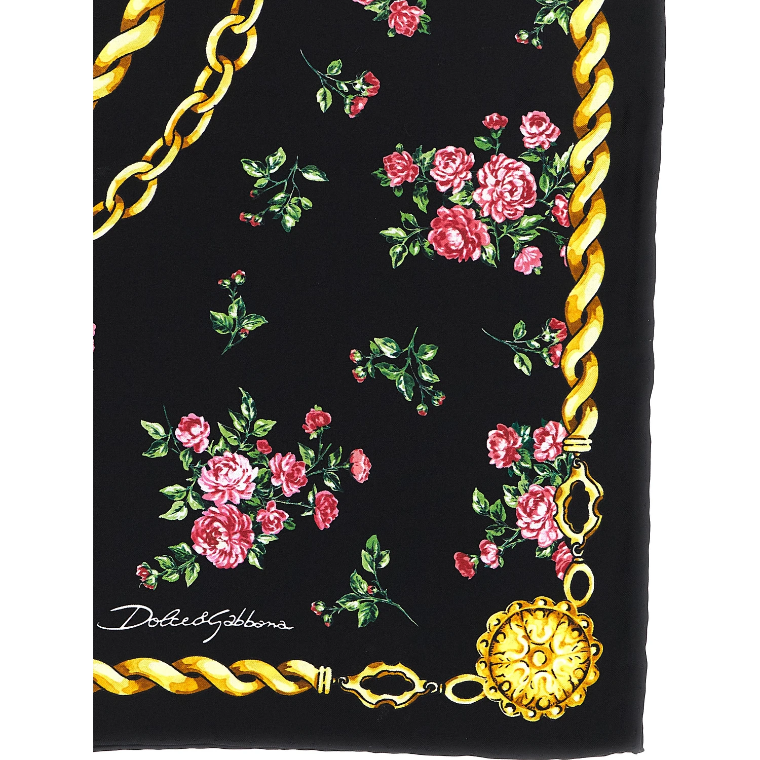 Black Silk Scarf