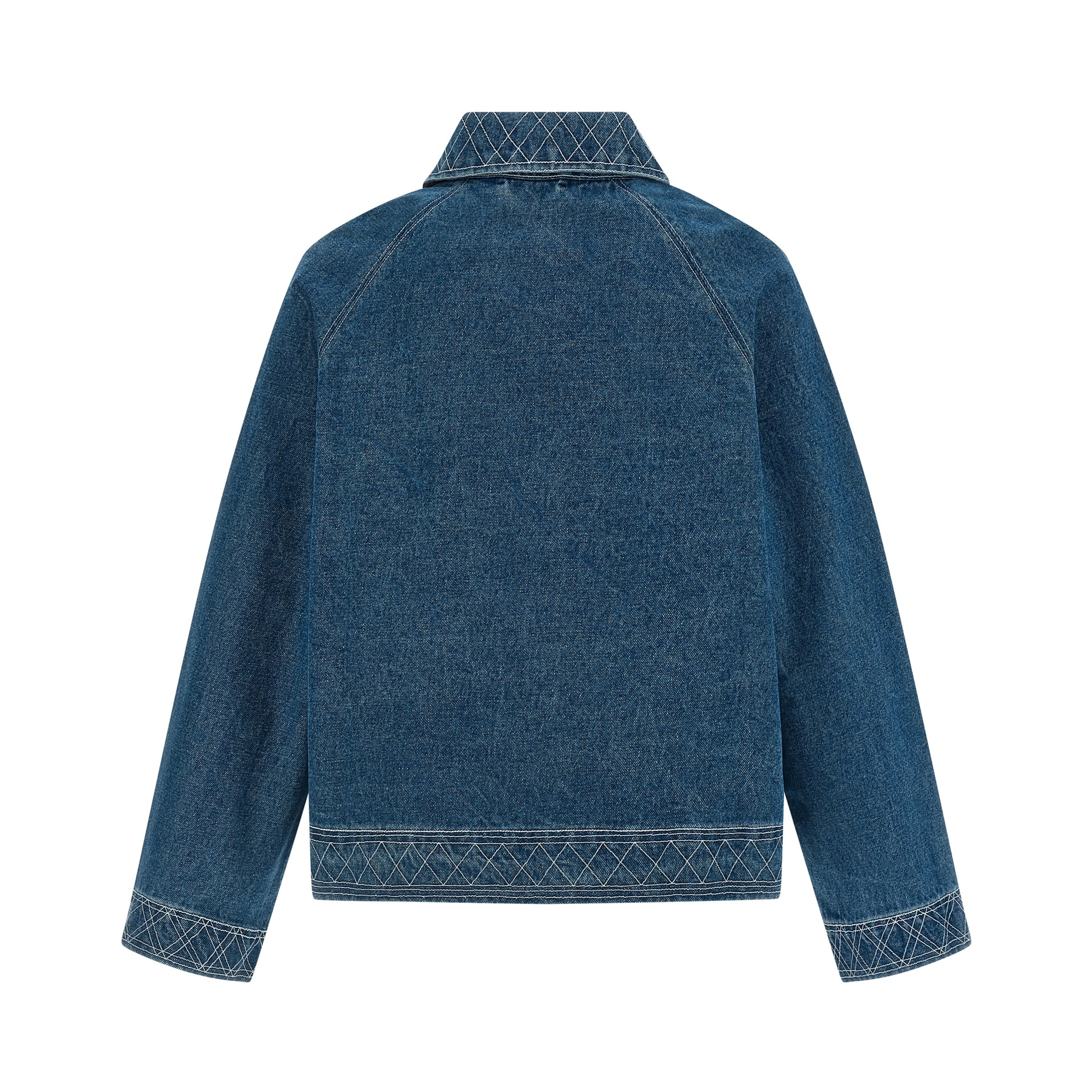 Blue Cotton Denim Jacket