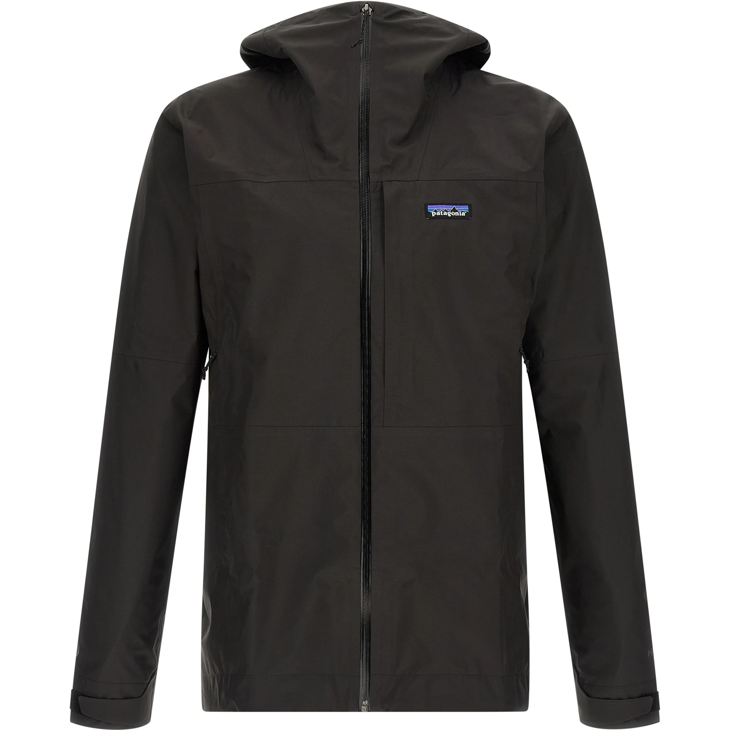 Black Polyester Shell Jacket