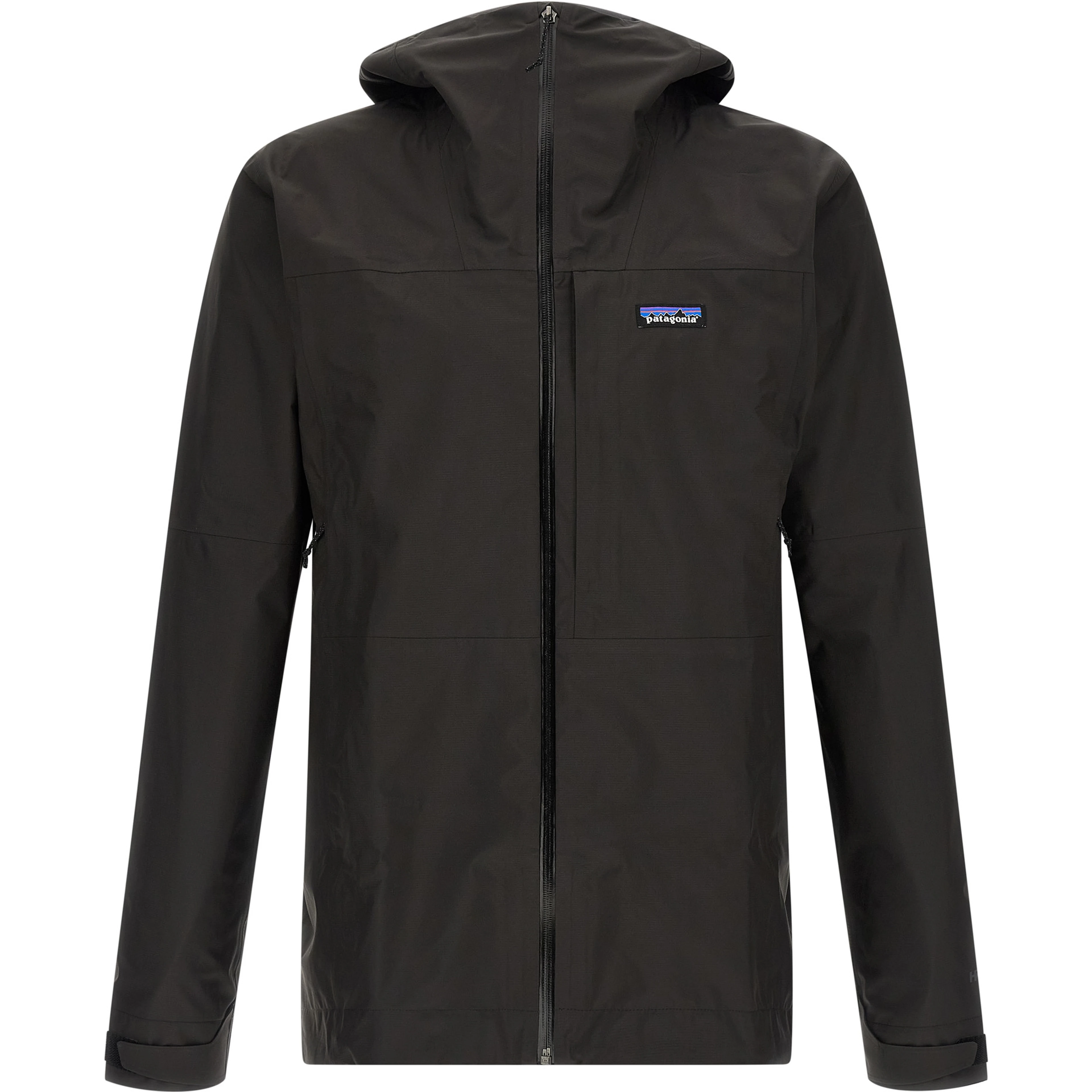 Black Polyester Shell Jacket