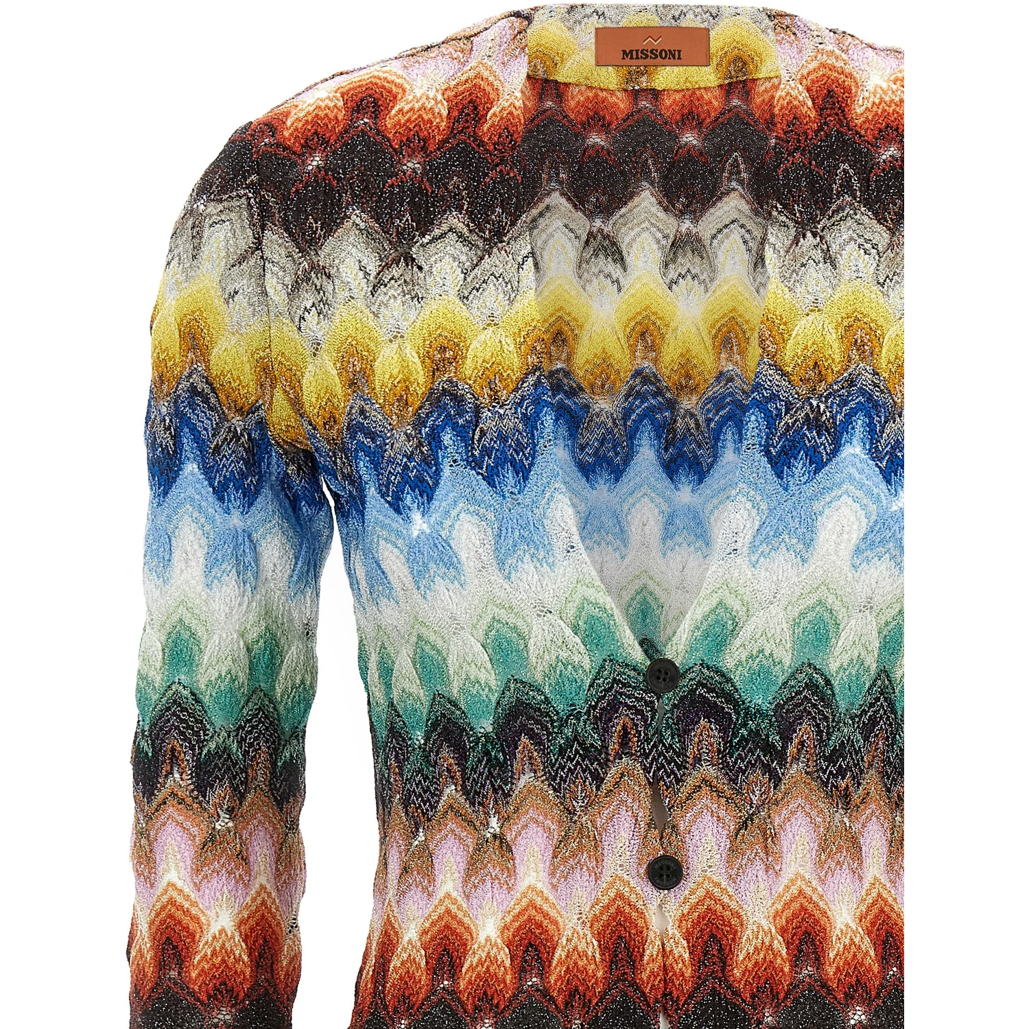 Multicolor Viscose Cardigan