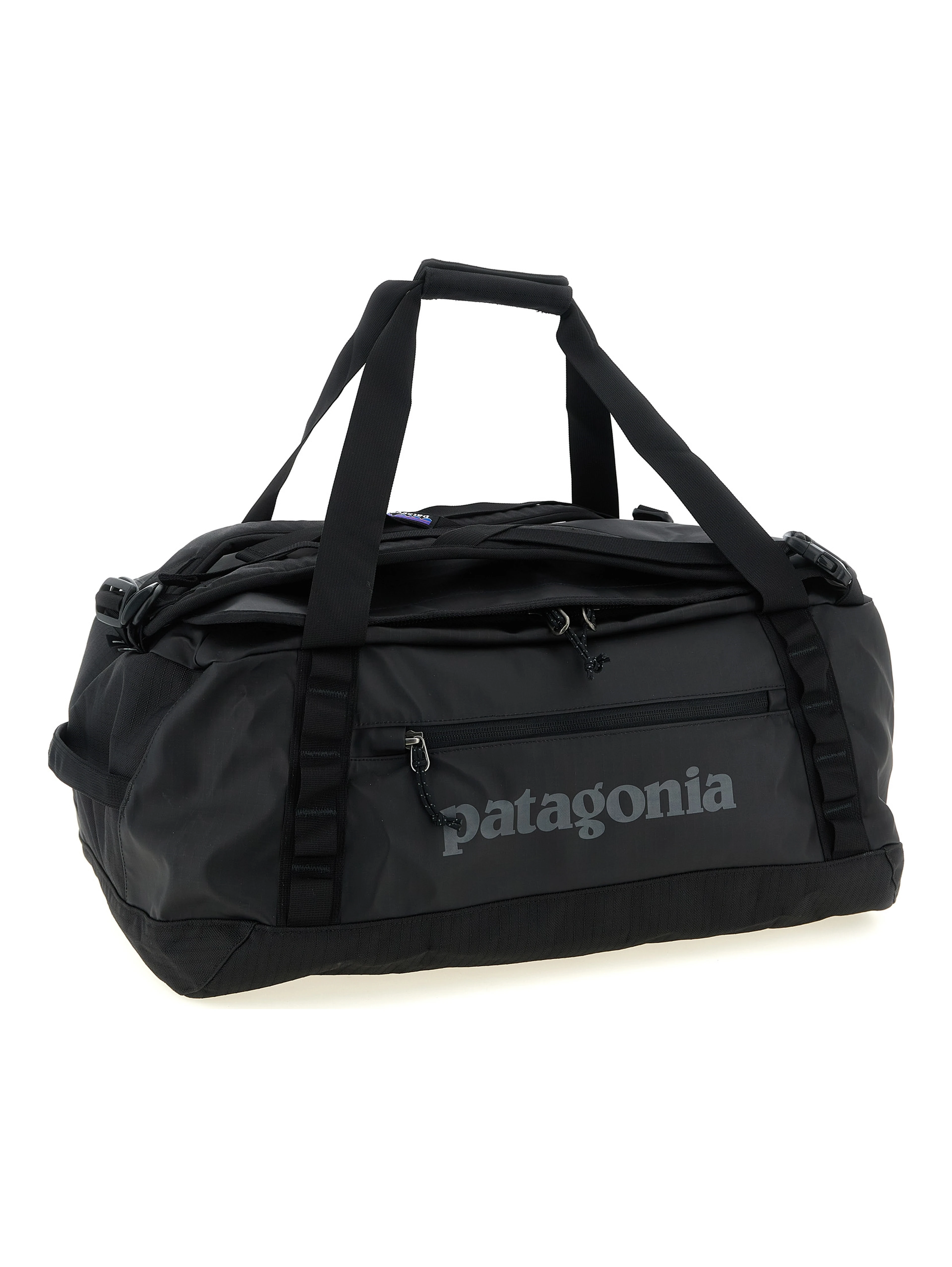 Black Polyester Backpack
