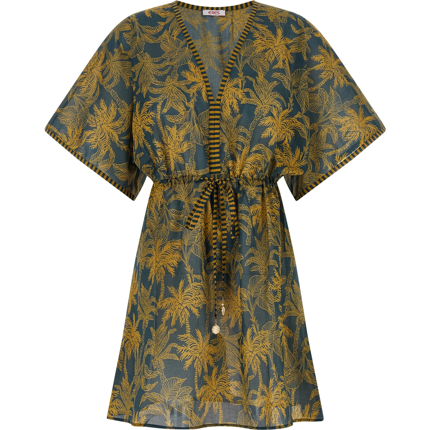 Multicolor Cotton Casual Dress