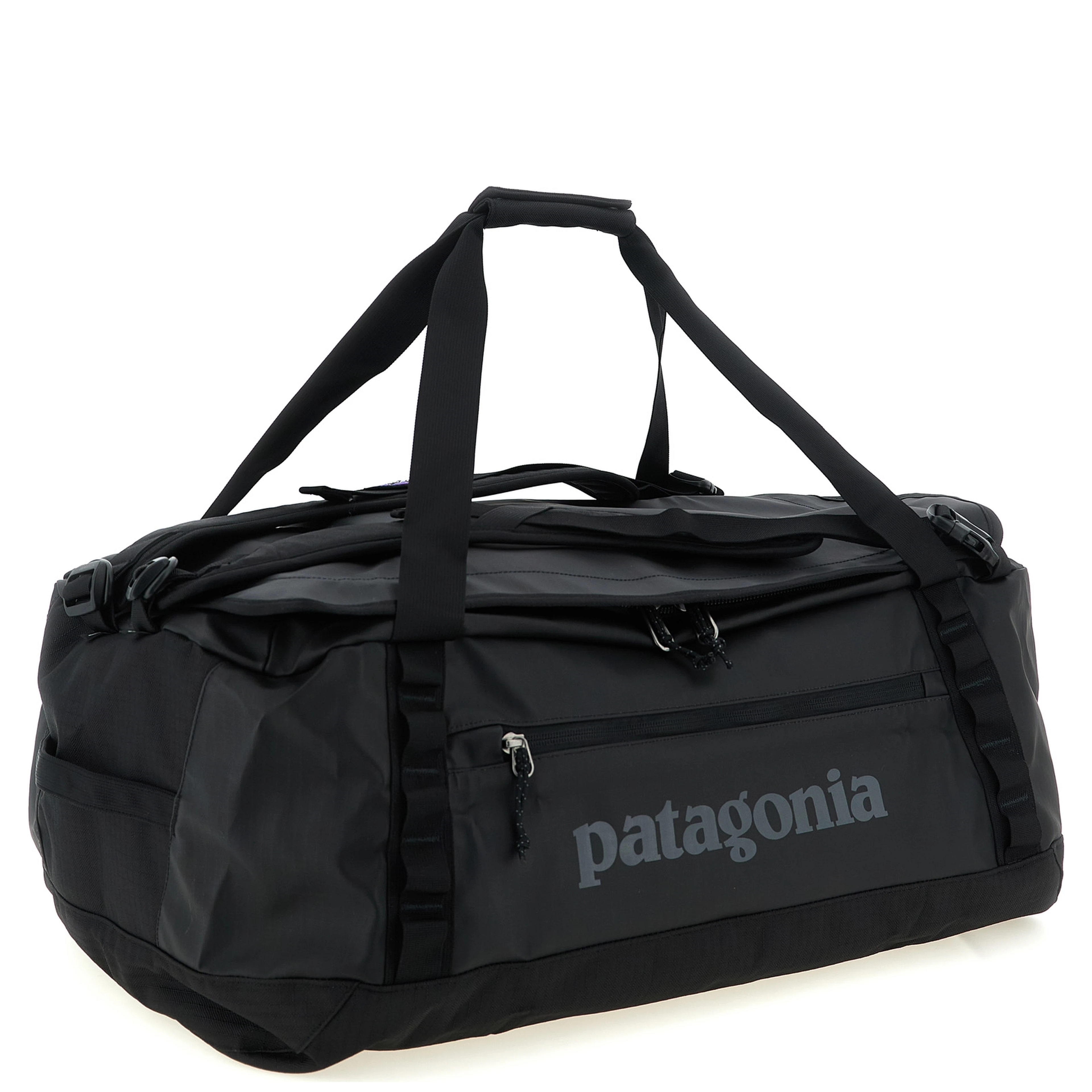 Black Polyester Backpack