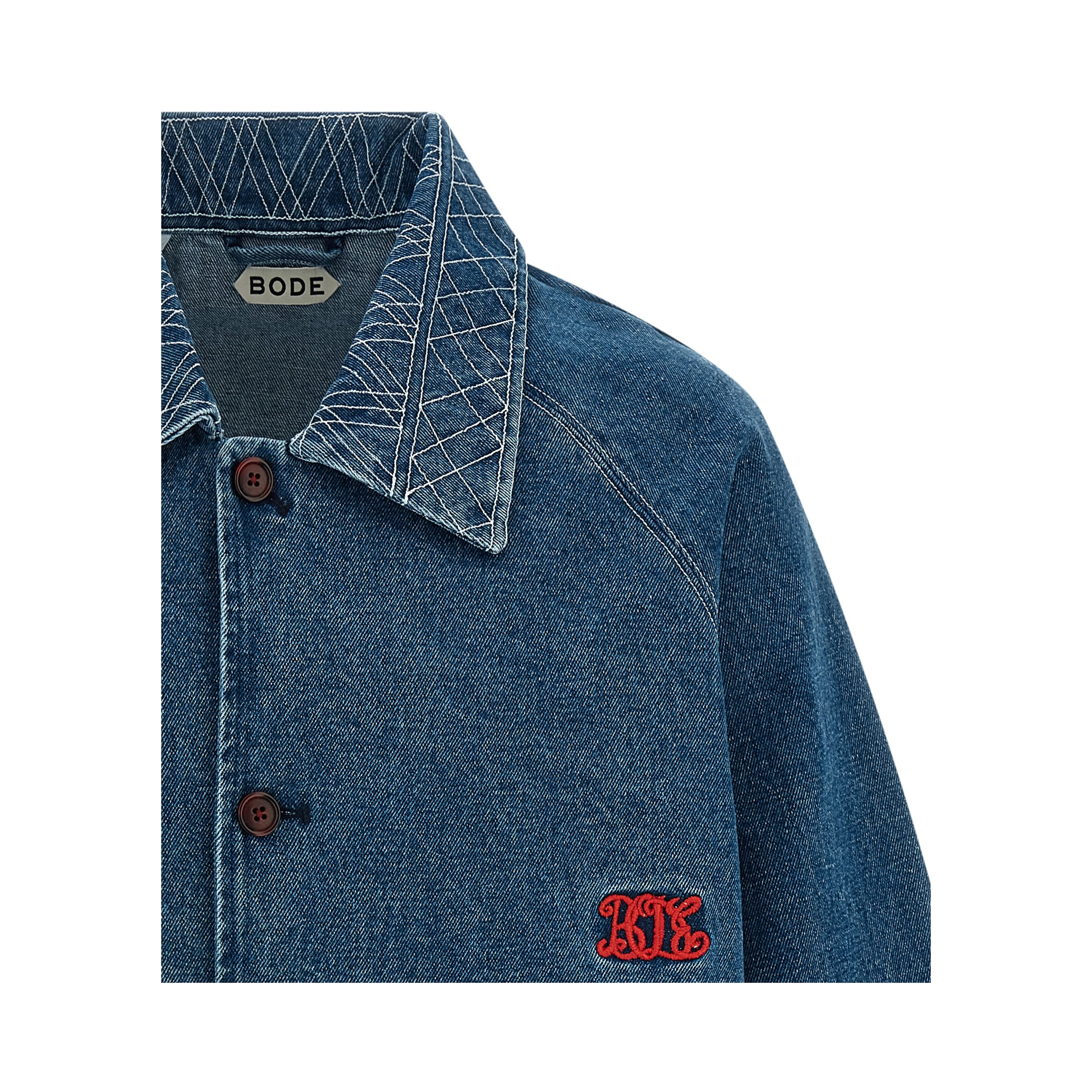 Blue Cotton Denim Jacket
