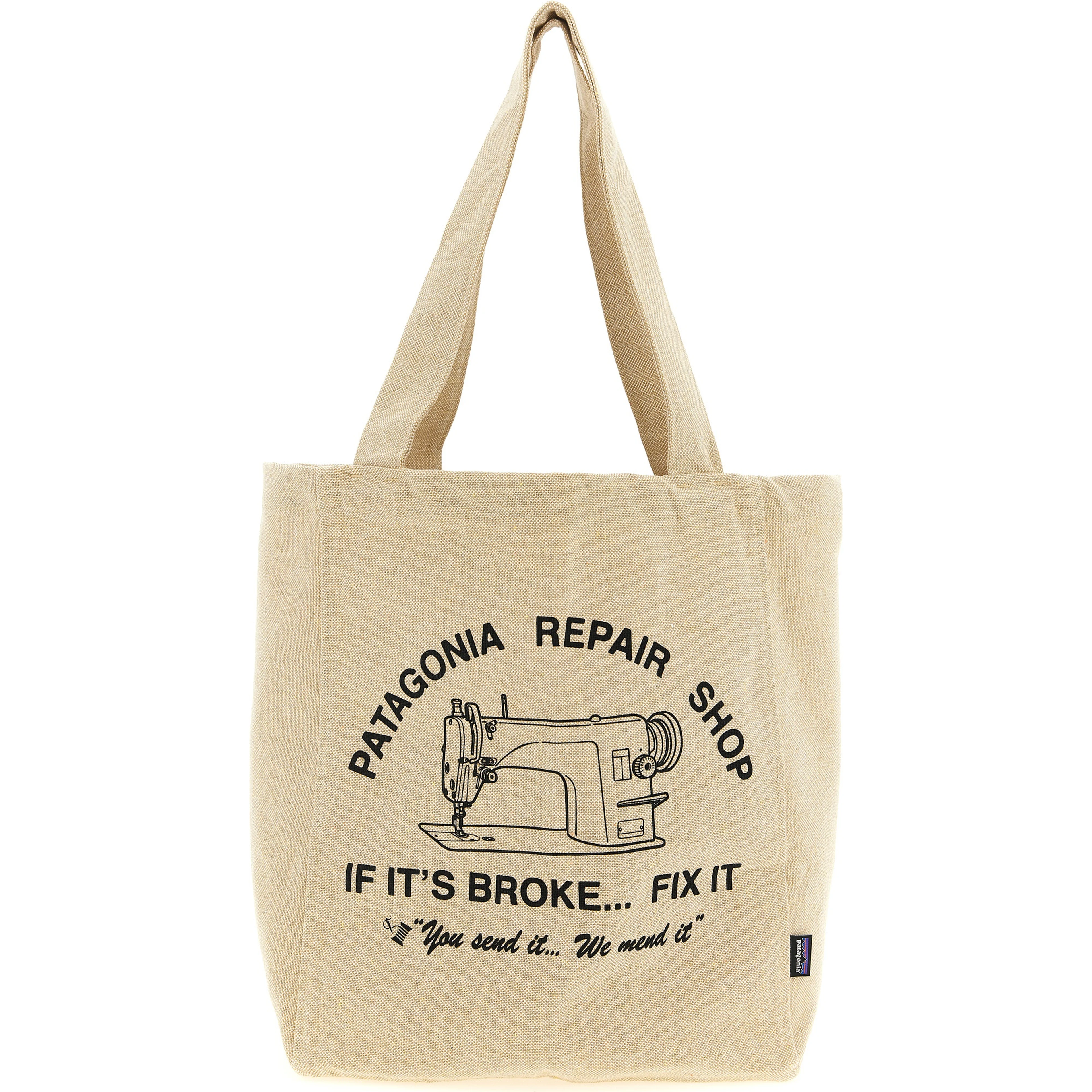 Beige Cotton Tote Bag