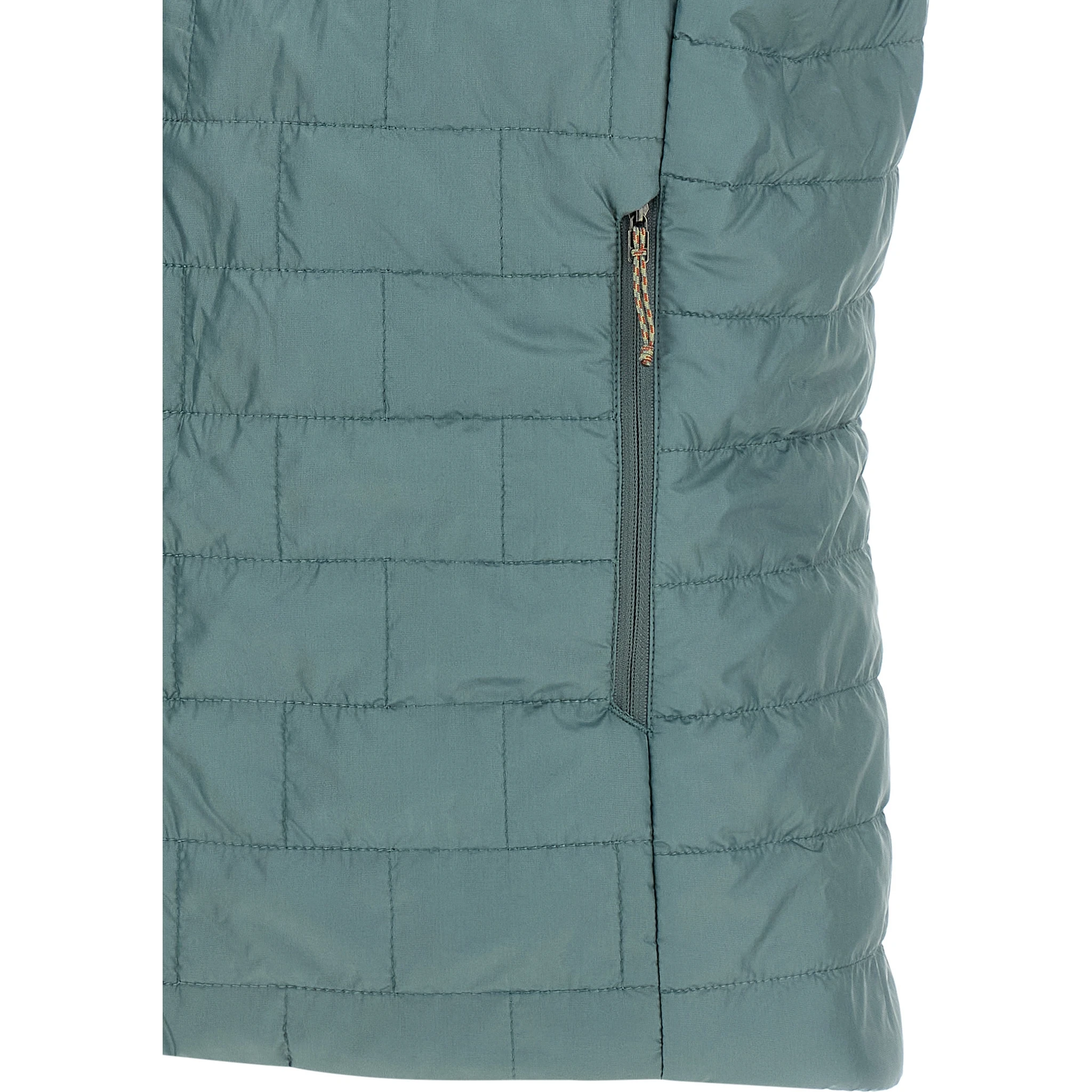 Blue Polyester Sleeveless Jacket