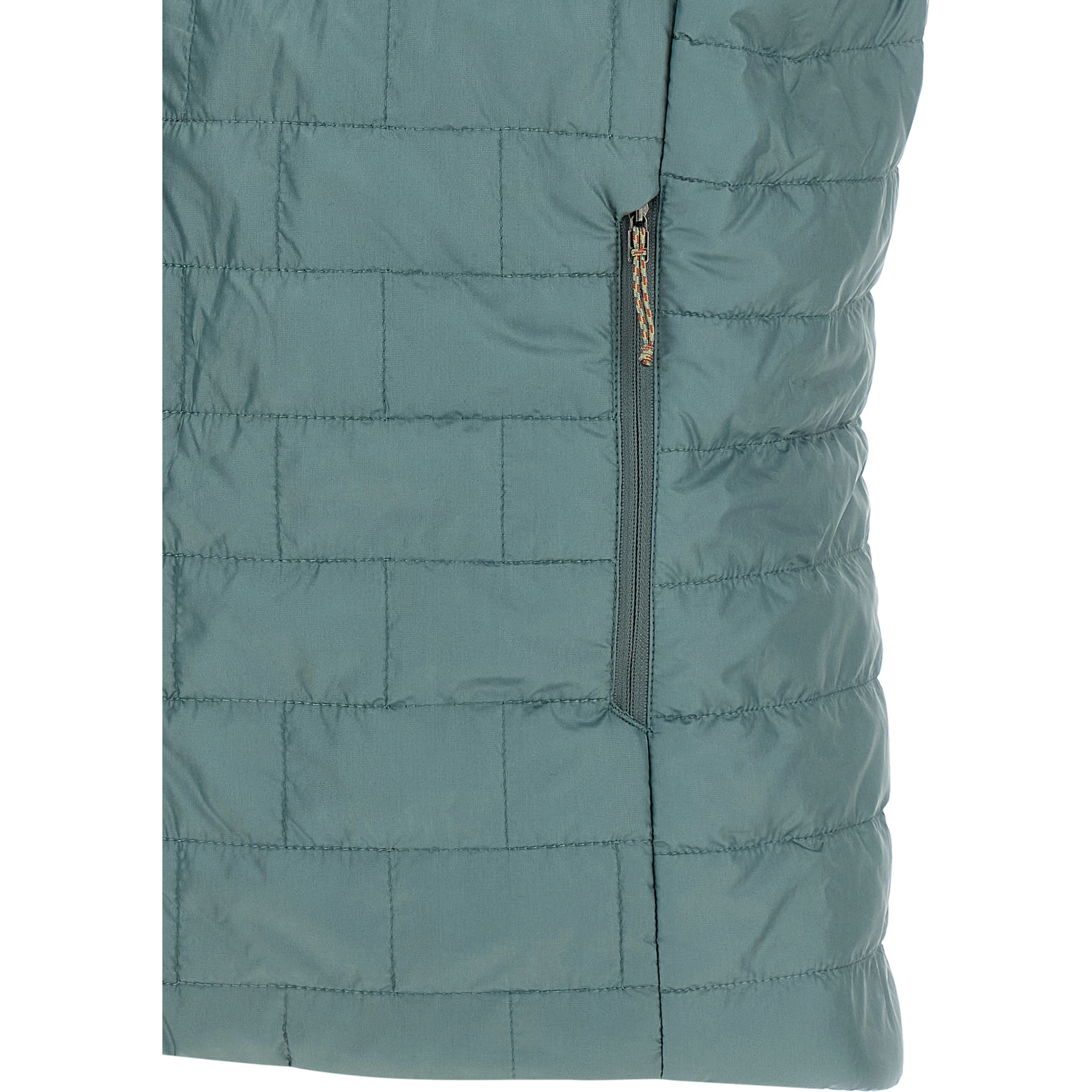 Blue Polyester Sleeveless Jacket