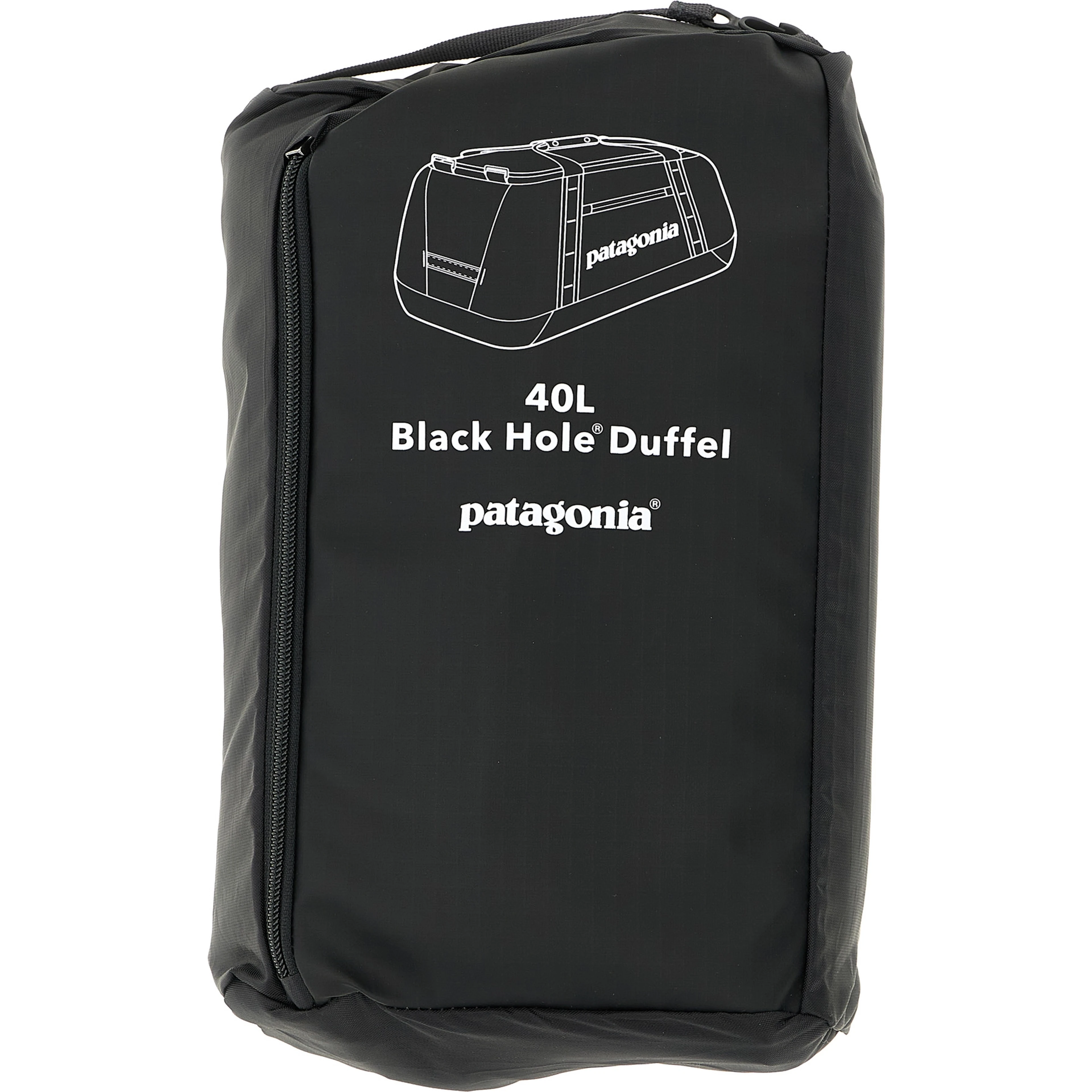 Black Polyester Backpack