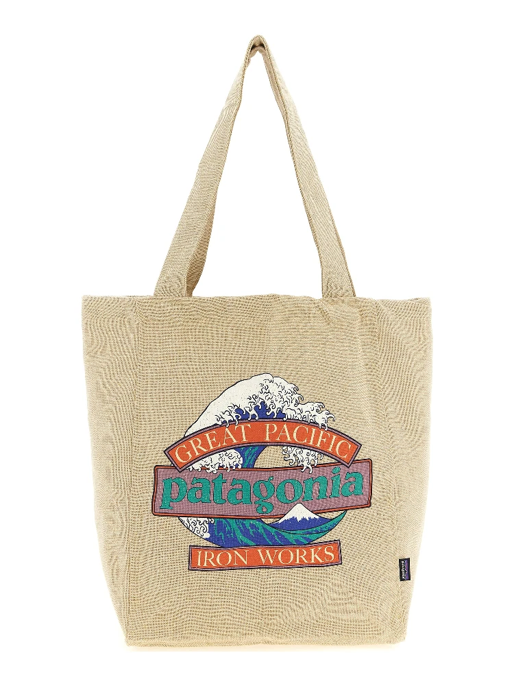 Beige Cotton Tote Bag