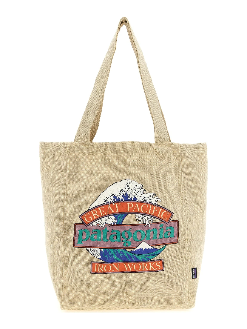 Beige Cotton Tote Bag