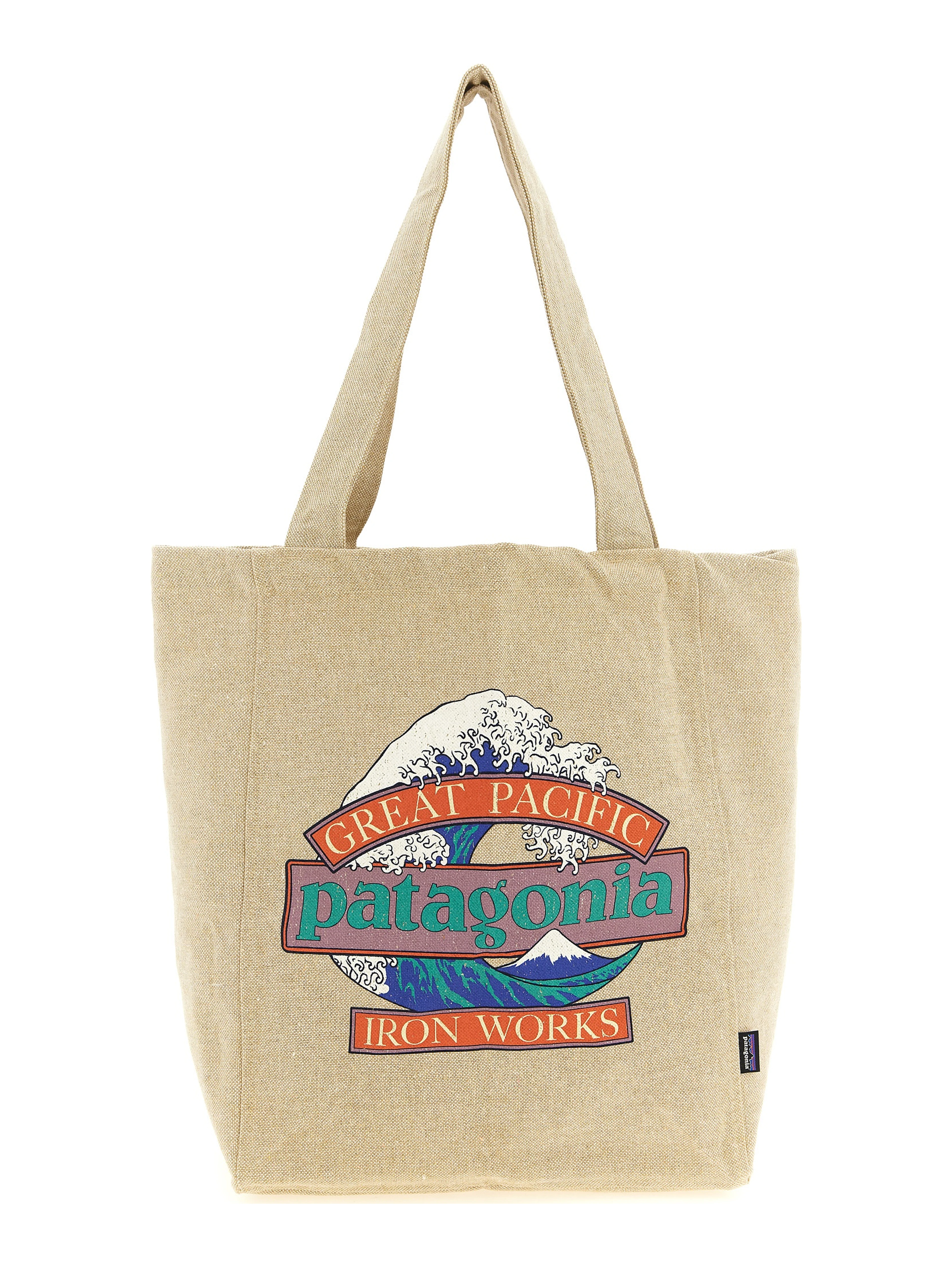 Beige Cotton Tote Bag