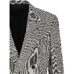 Bicolor Silk Blazer