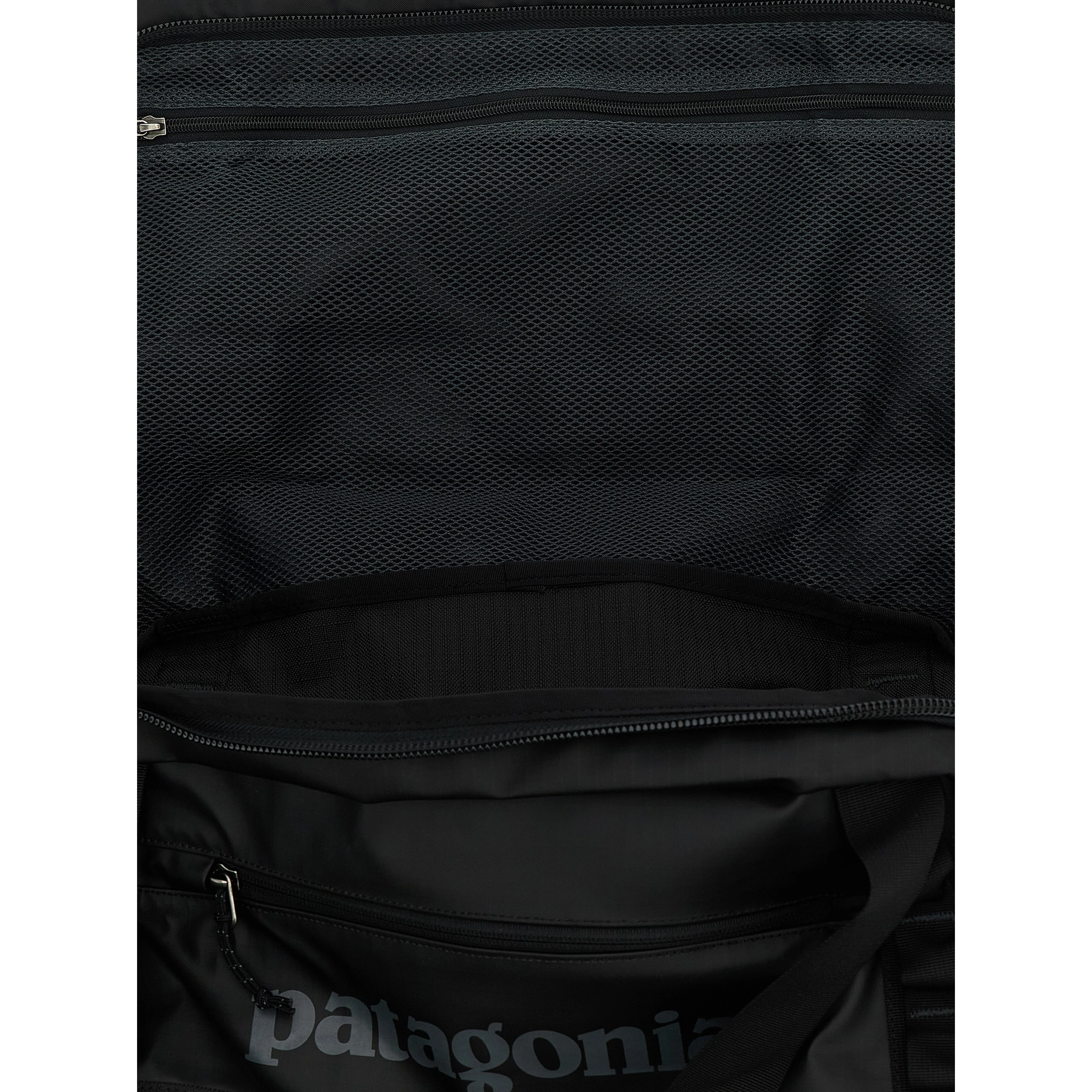 Black Polyester Backpack