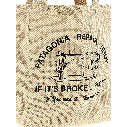 Beige Cotton Tote Bag