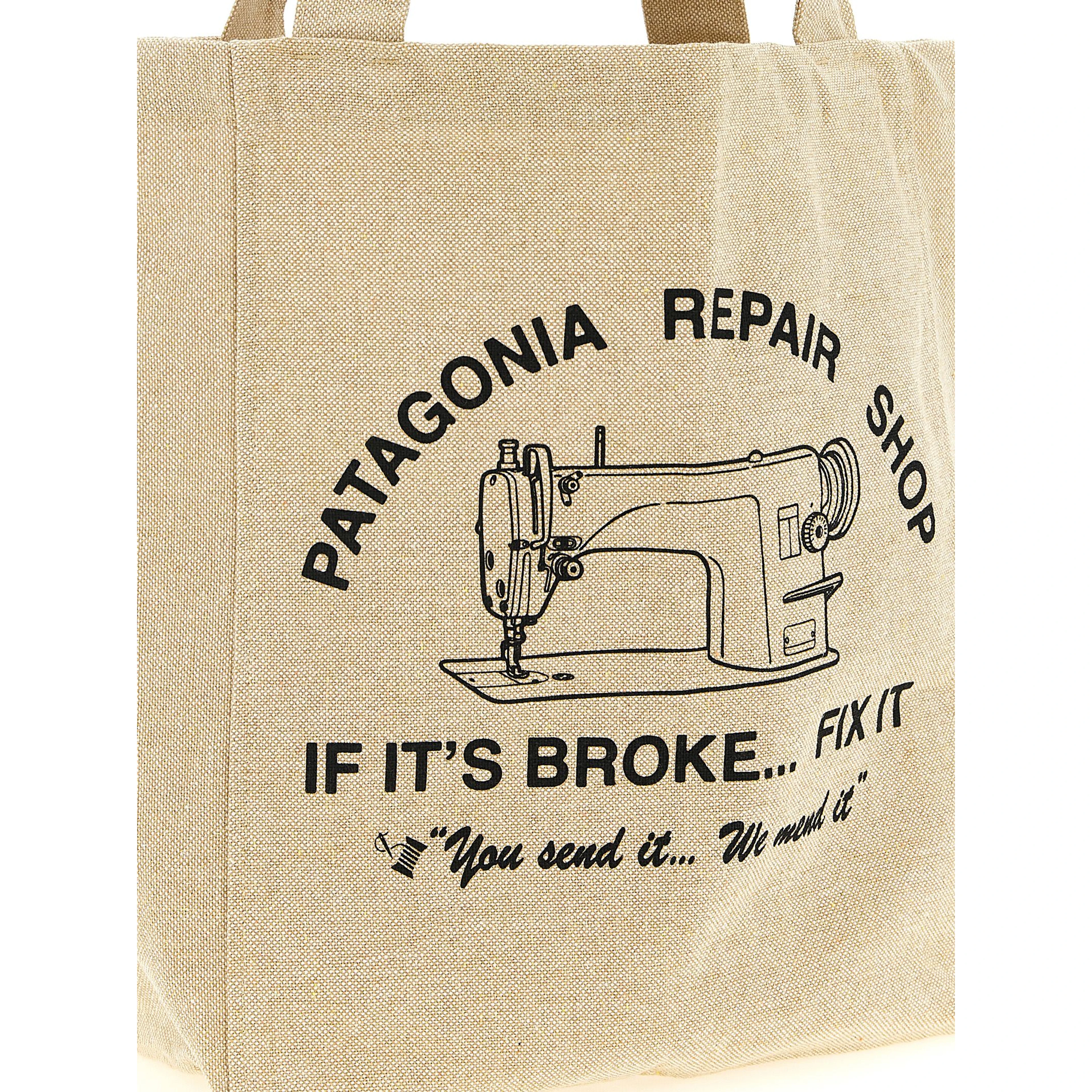 Beige Cotton Tote Bag