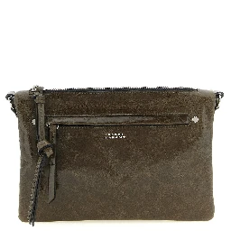 Bicolor Calfskin Crossbody Bag