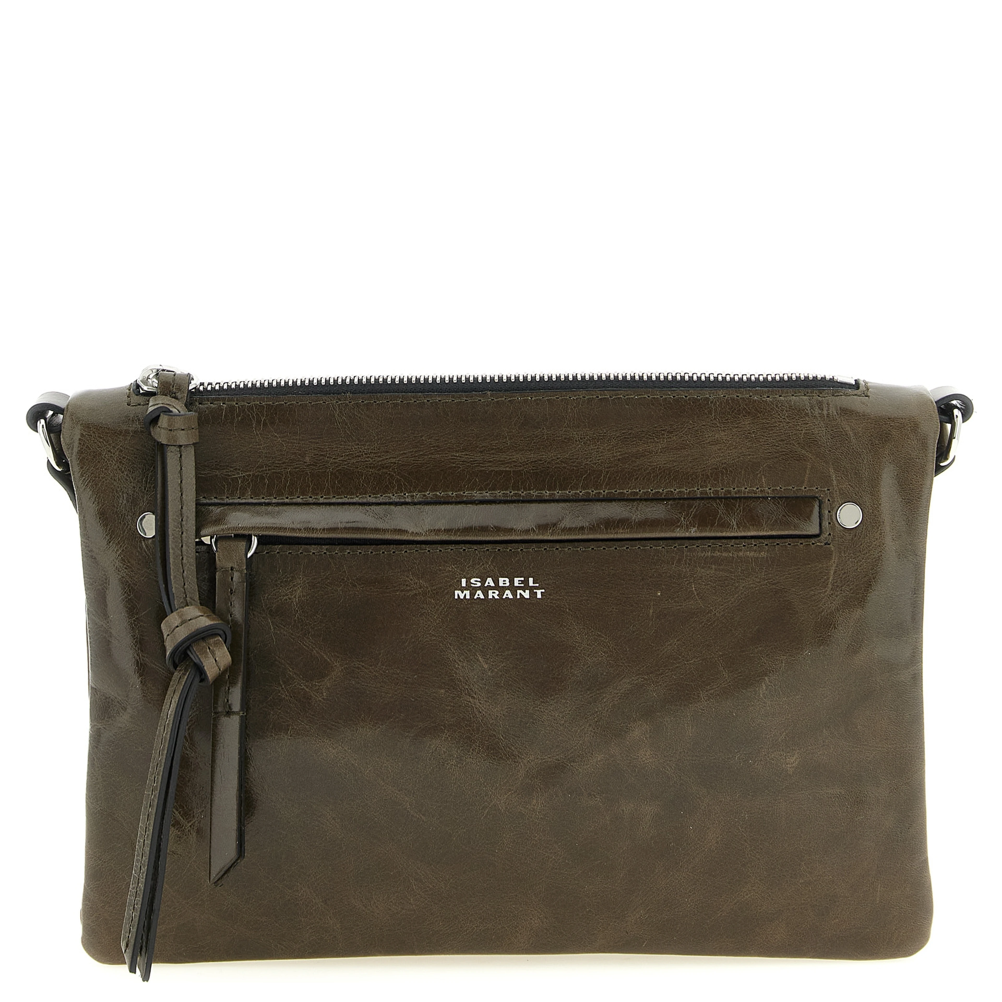 Bicolor Calfskin Crossbody Bag