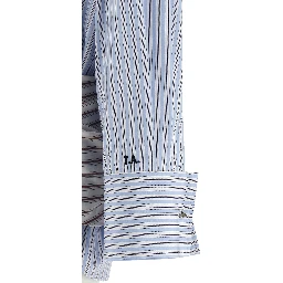Blue Cotton Short Dress