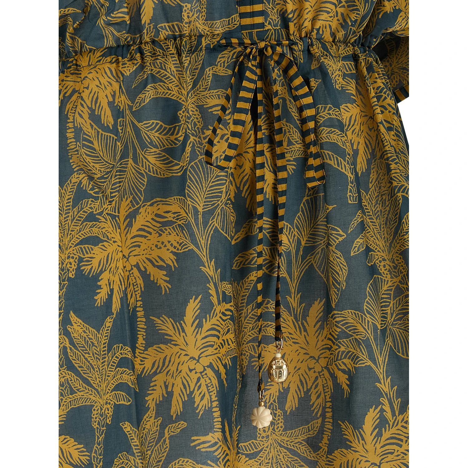Multicolor Cotton Casual Dress