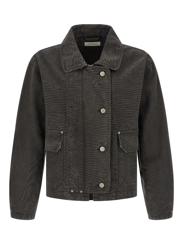Gray Organic Cotton Denim Jacket