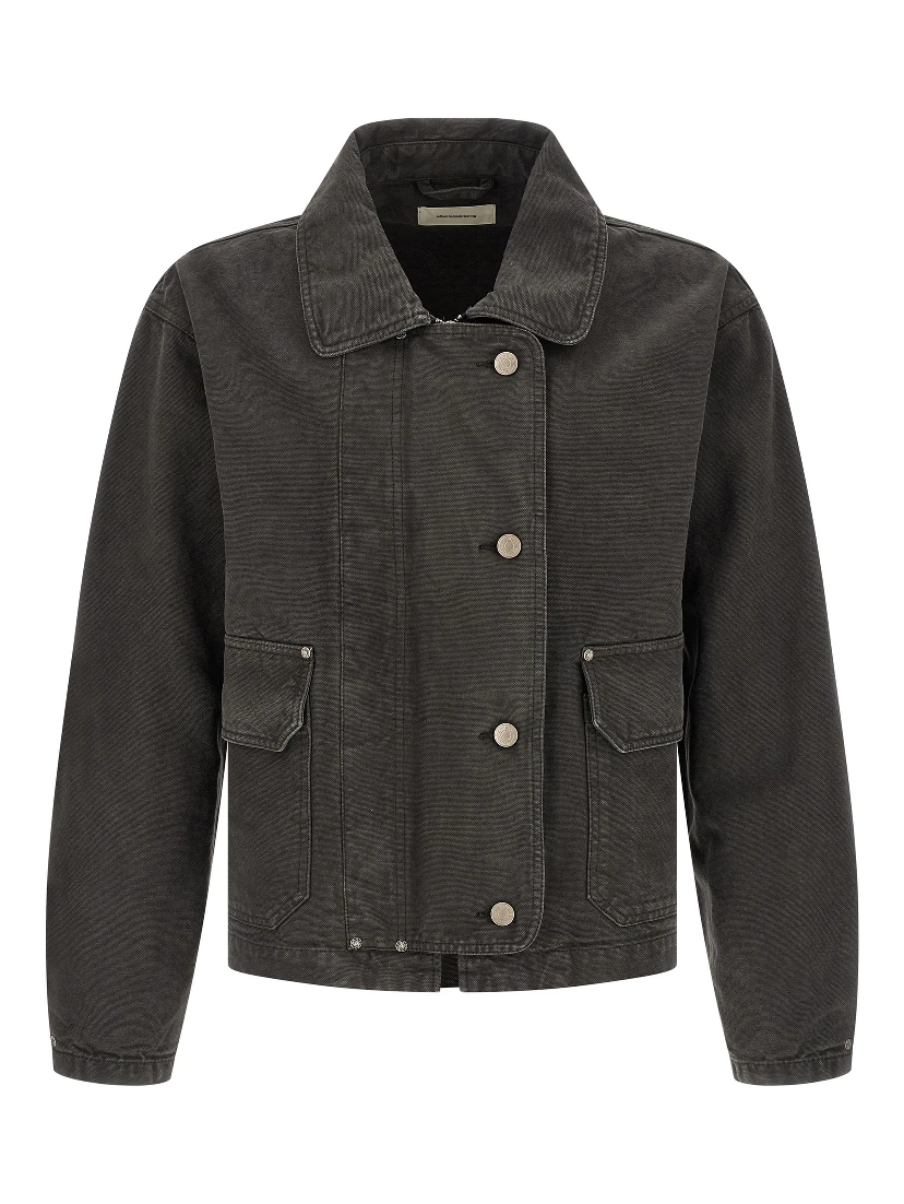 Gray Organic Cotton Denim Jacket