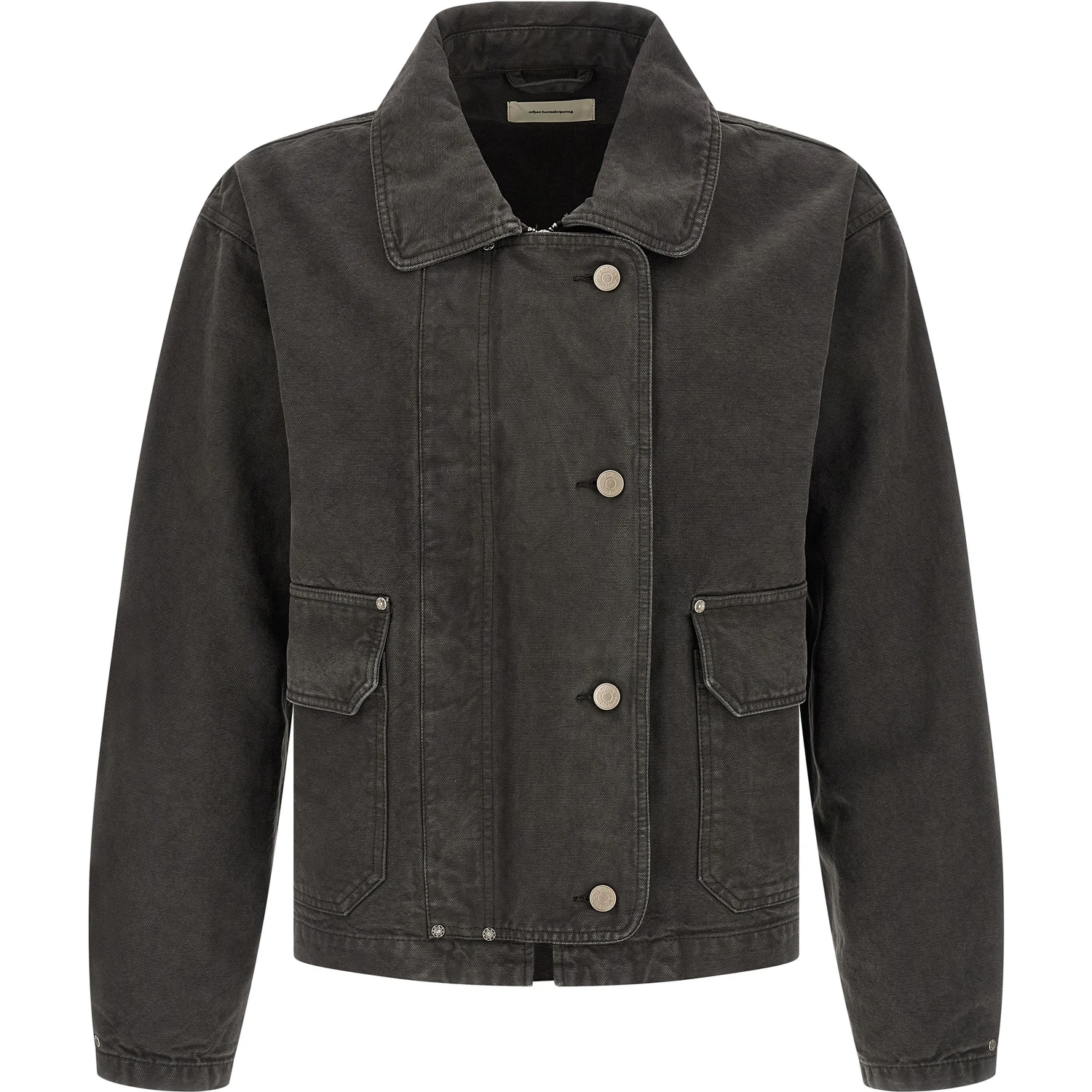 Gray Organic Cotton Denim Jacket