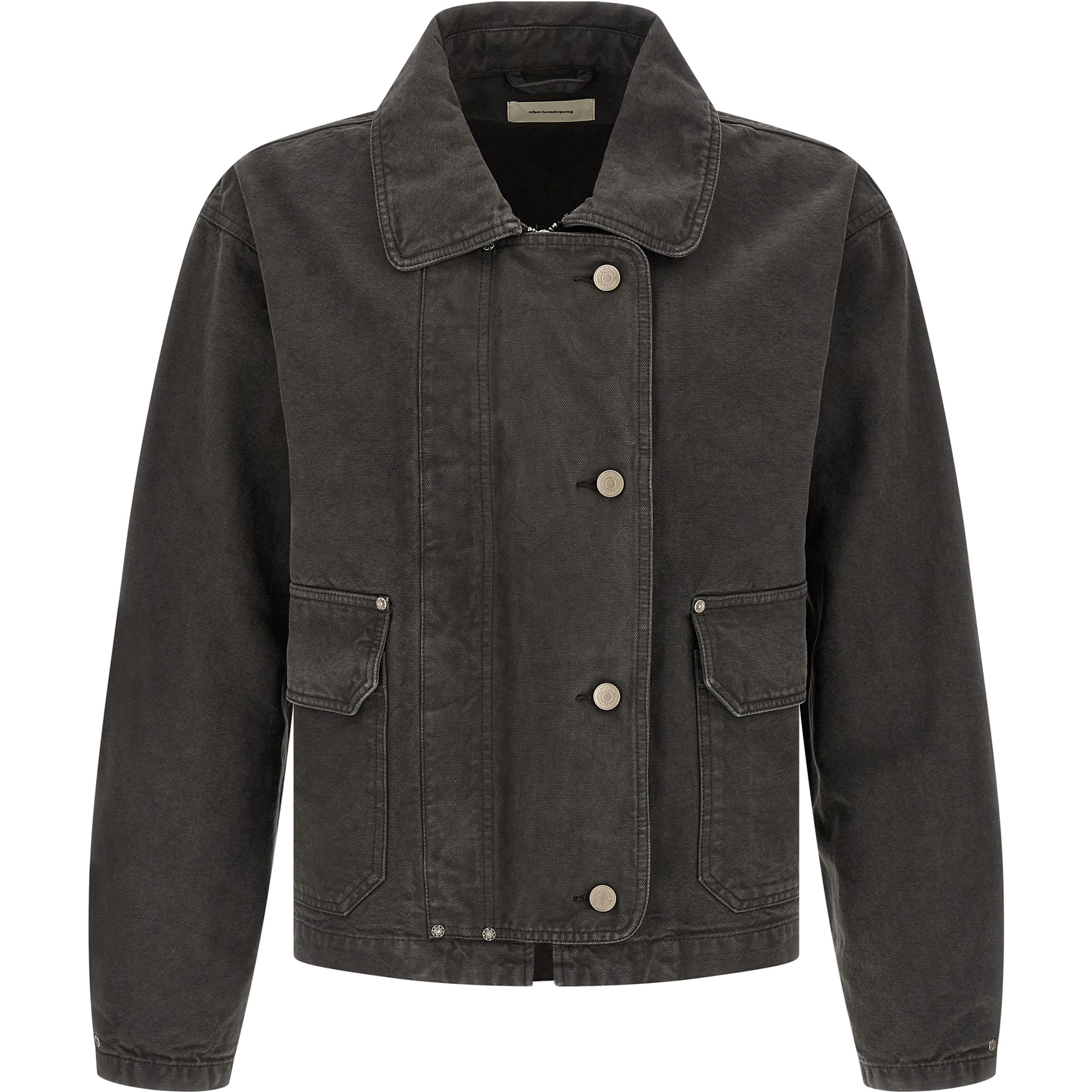Gray Organic Cotton Denim Jacket