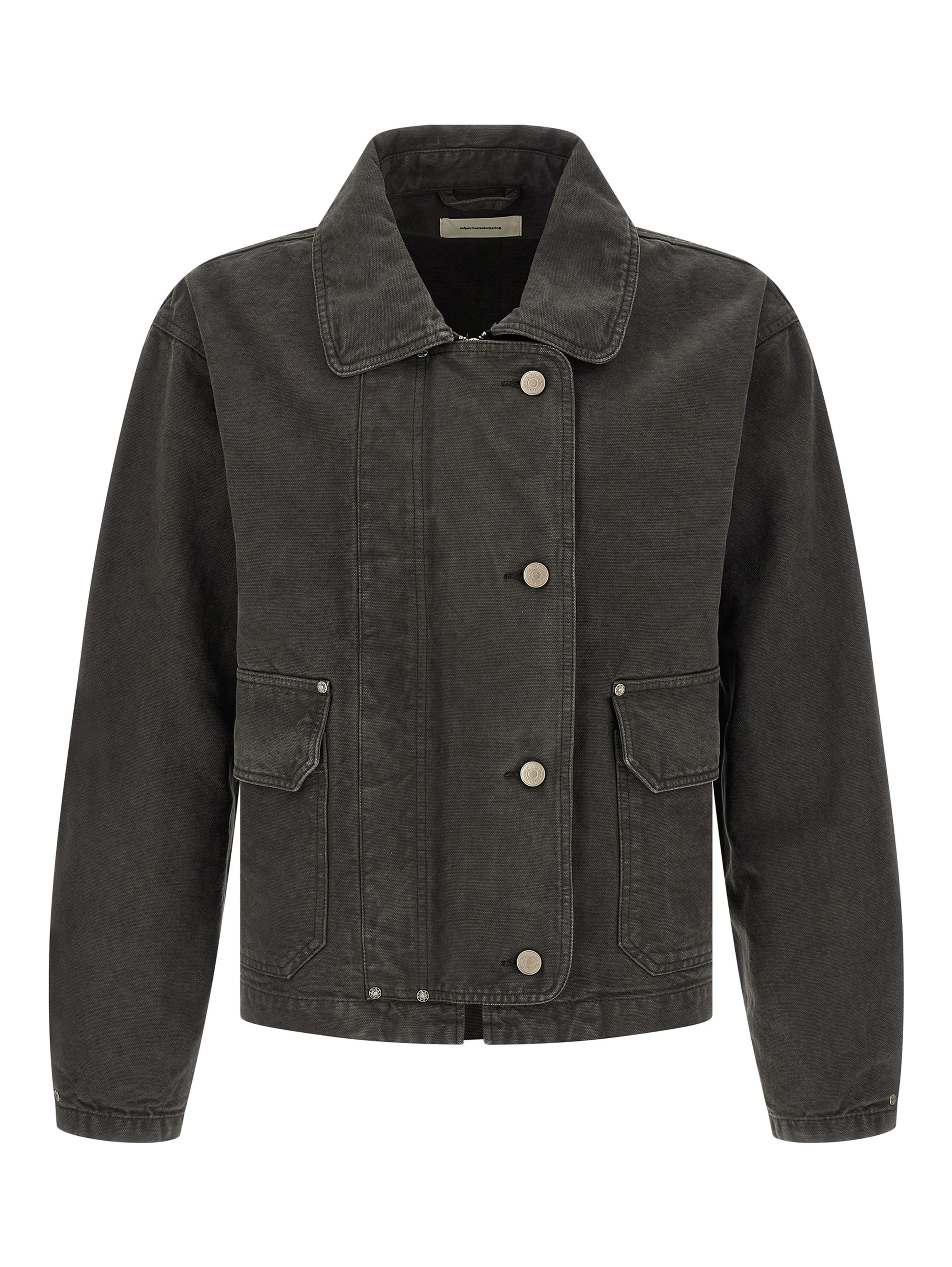Gray Organic Cotton Denim Jacket