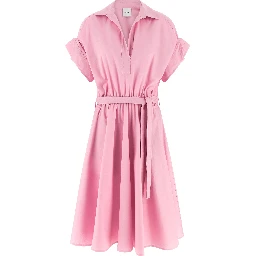 Multicolor Cotton Midi Dress