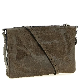 Bicolor Calfskin Crossbody Bag