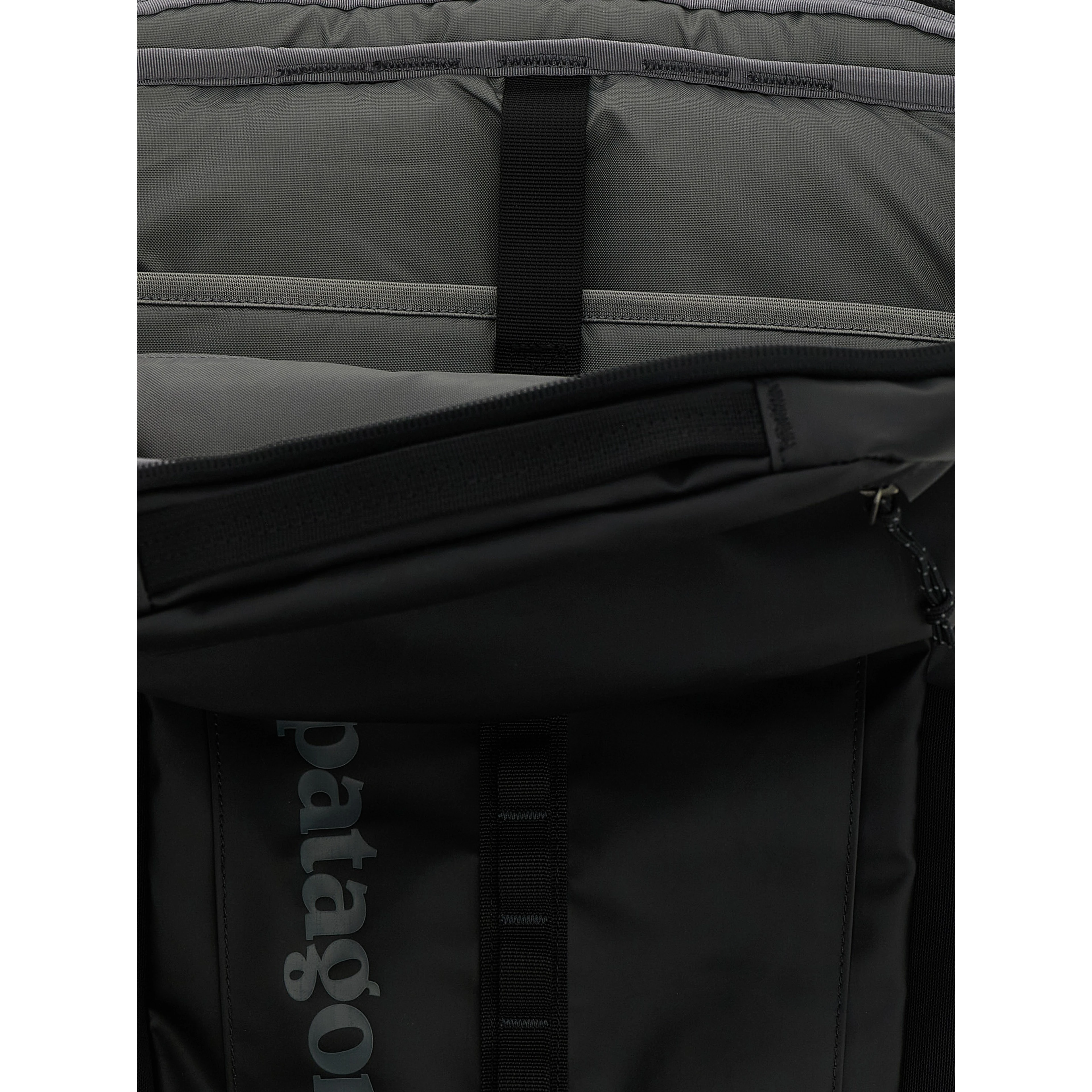 Black Polyester Backpack