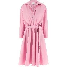 Multicolor Cotton Midi Dress
