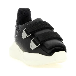 Black Calfskin Athletic Sneakers