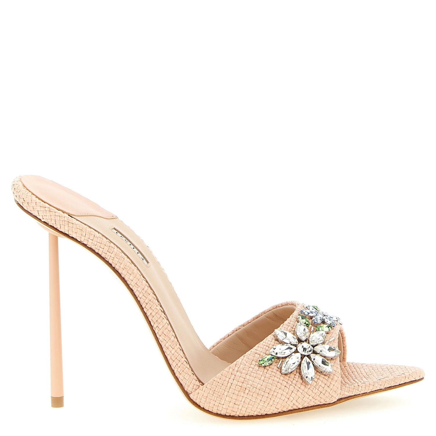 Multicolor Polyamide Stiletto Heel Sandals