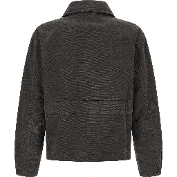 Gray Organic Cotton Denim Jacket