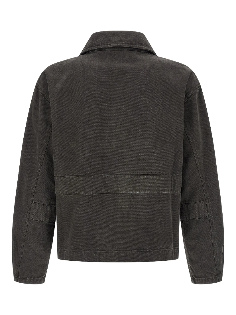 Gray Organic Cotton Denim Jacket