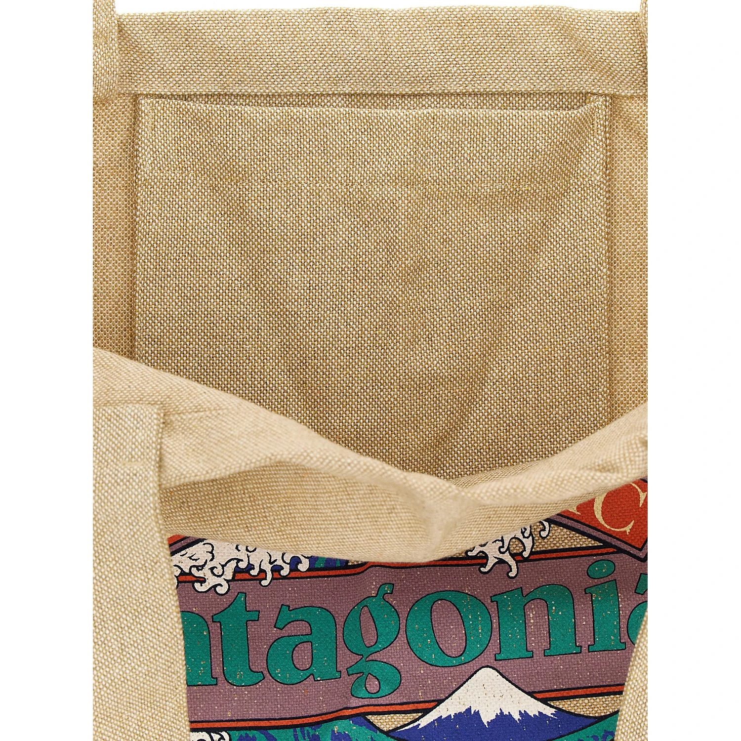 Beige Cotton Tote Bag