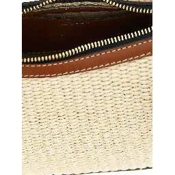 Brown Calfskin Shoulder Bag