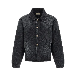 Black Organic Cotton Denim Jacket