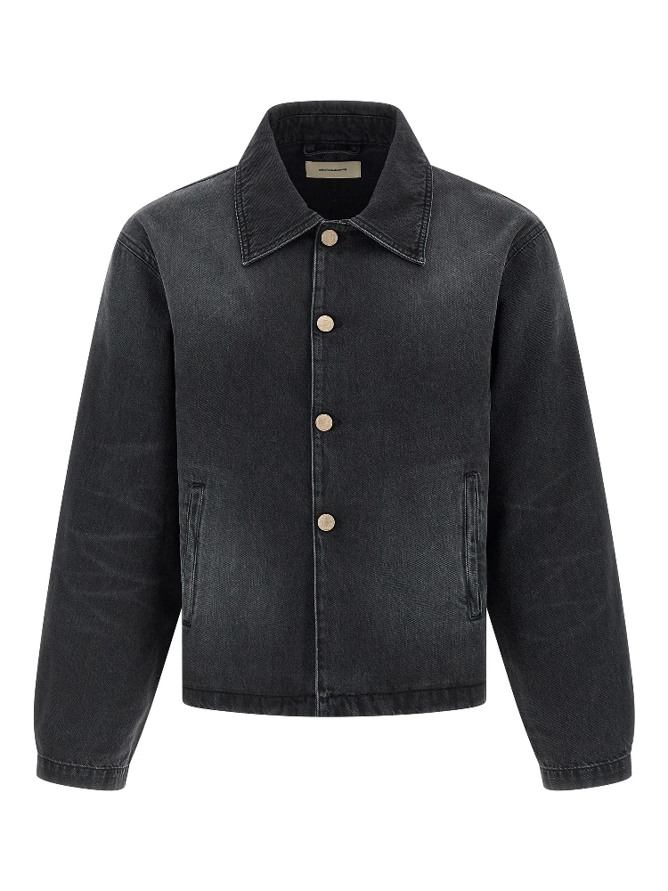 Black Organic Cotton Denim Jacket