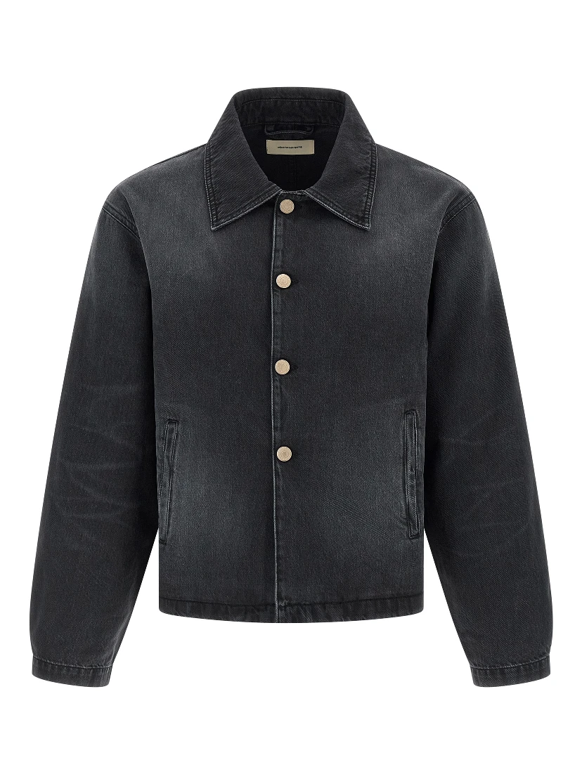 Black Organic Cotton Denim Jacket