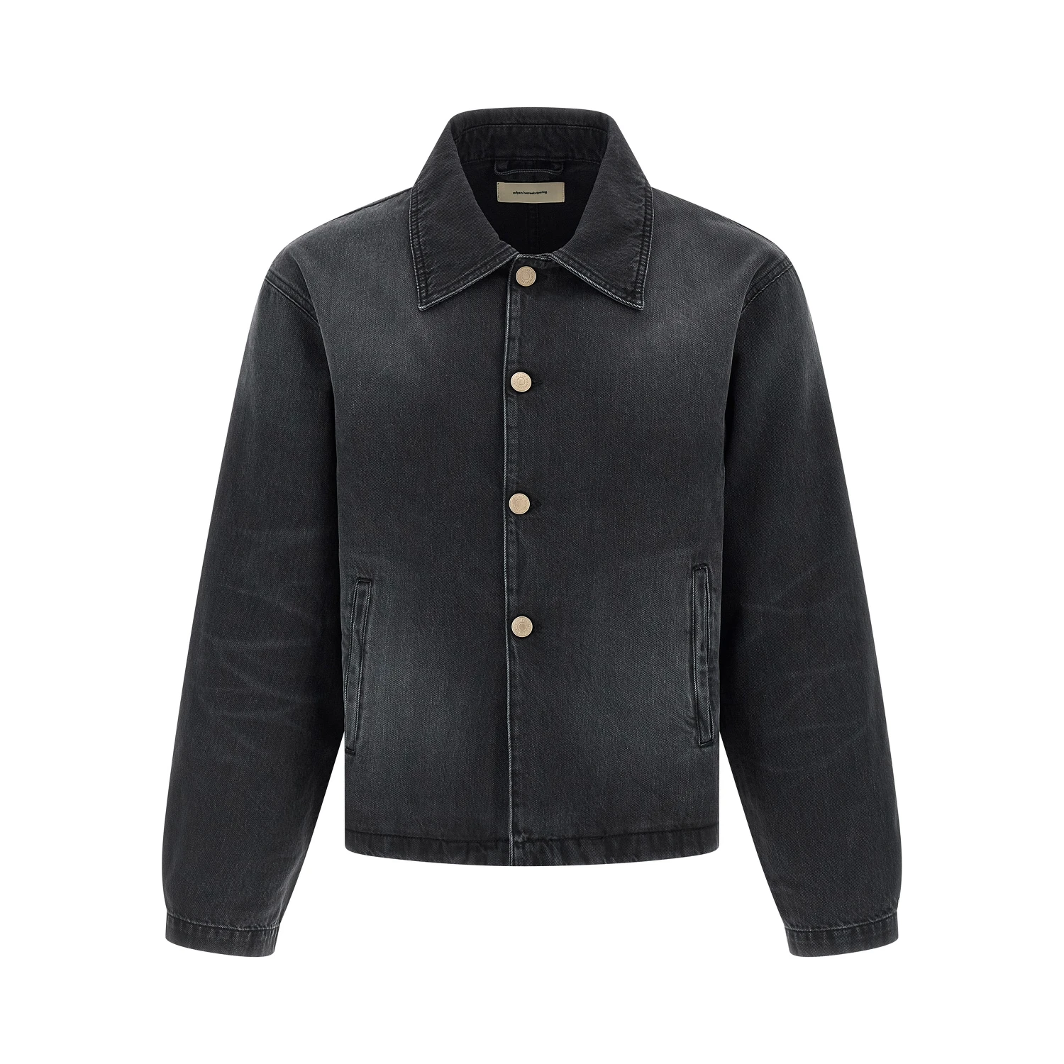 Black Organic Cotton Denim Jacket