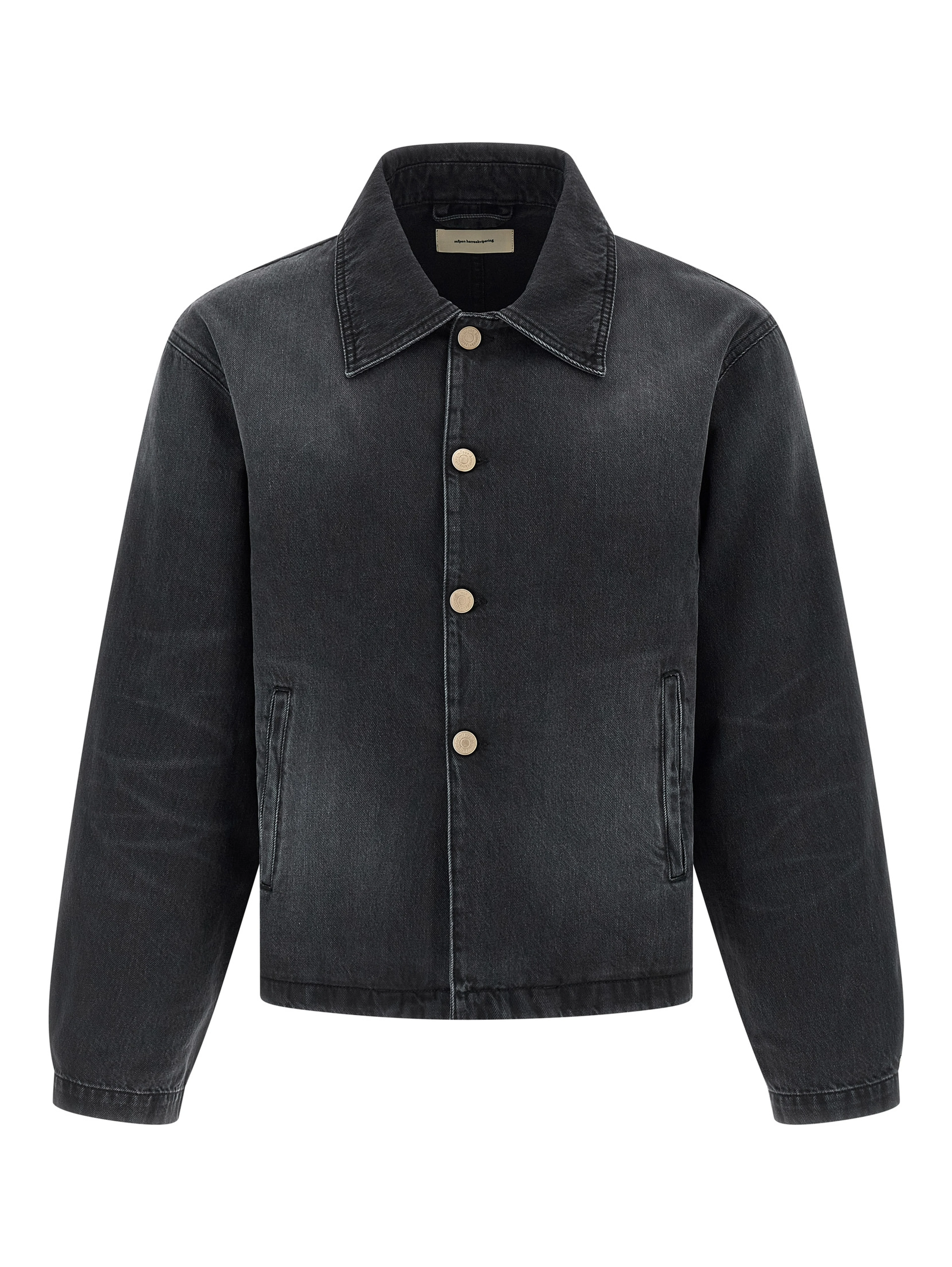 Black Organic Cotton Denim Jacket